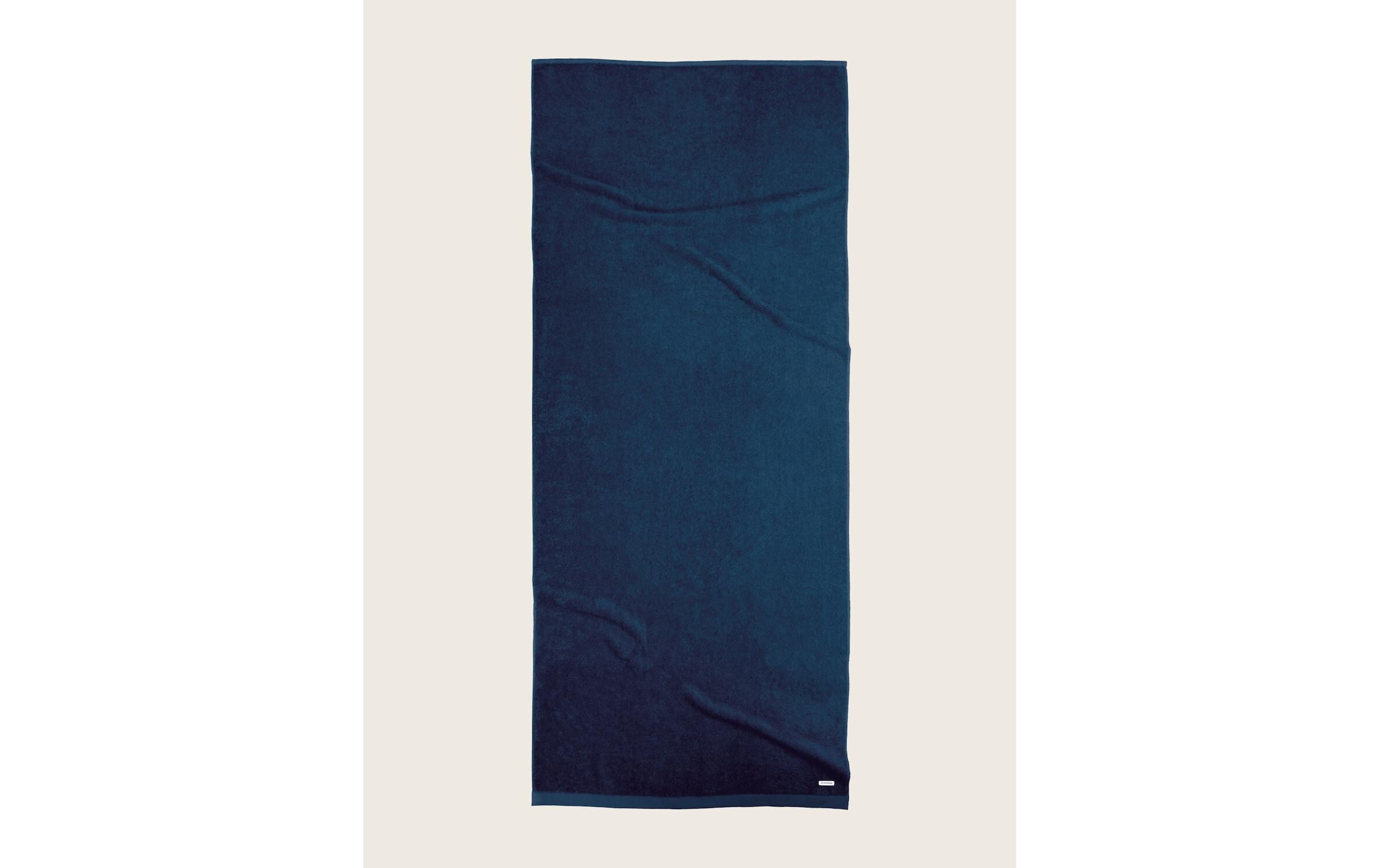 Badetuch 200 x 80 cm, Blau/Dark BlueBaumwolltuch