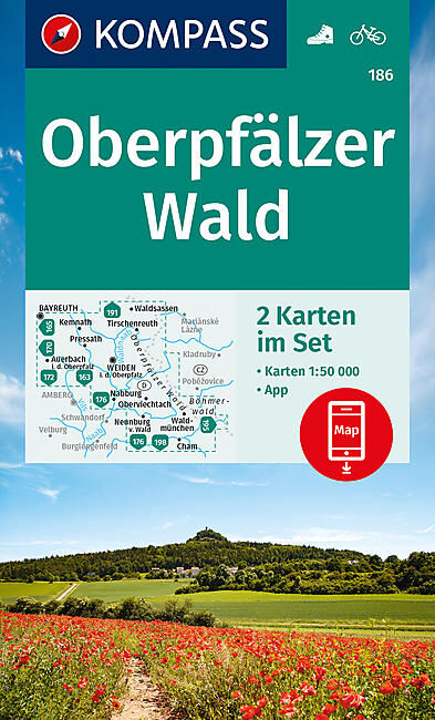 KOMPASS - 186 OBERPFALZER WALD