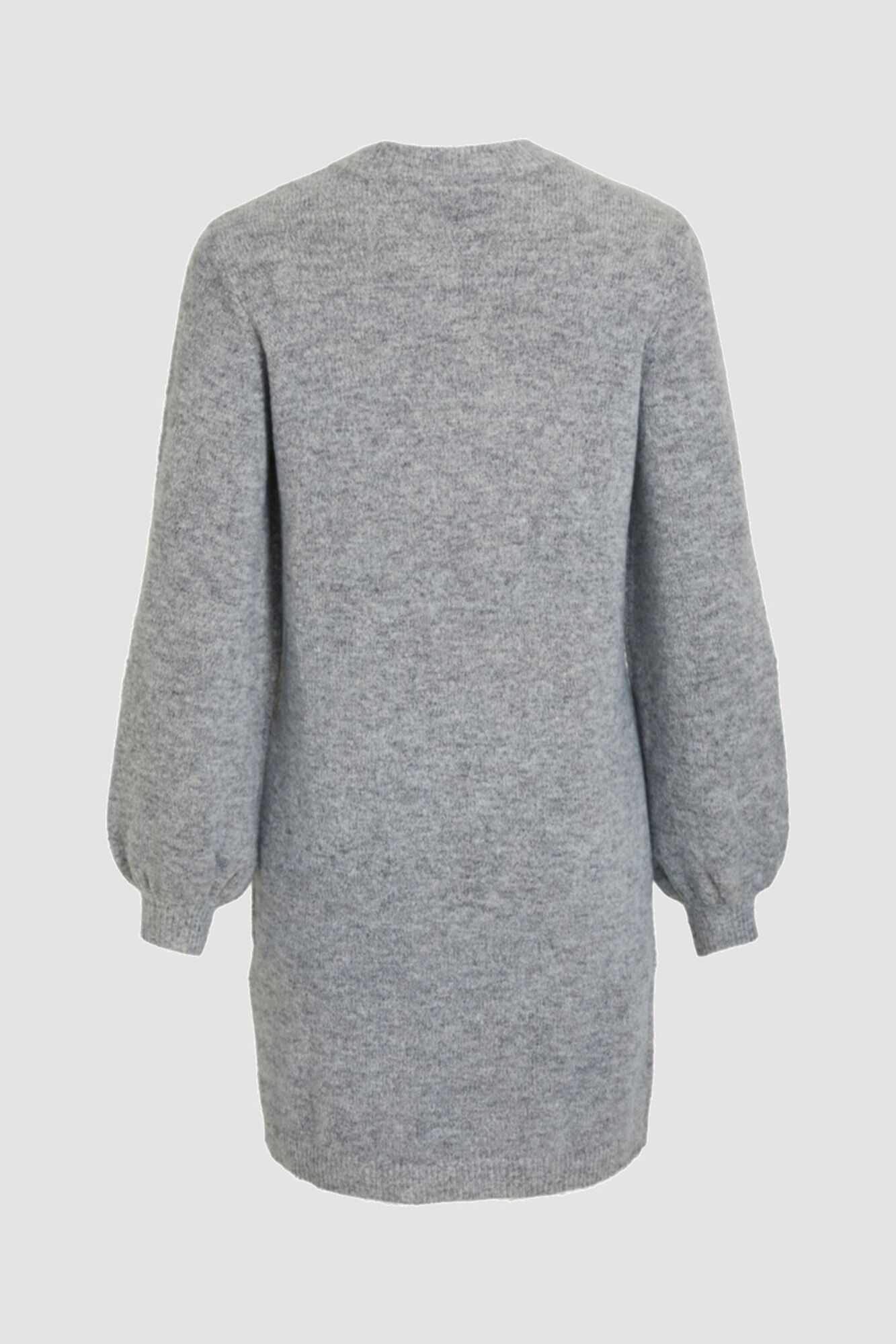 Vestido de malha - Cinza