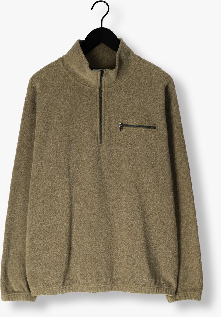 olijf forét trui elm half zip sweatshirt