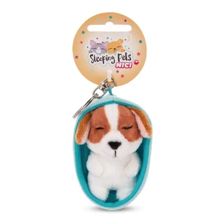 NICI Schlüsselanhänger Sleeping Pets Hund 8cm
