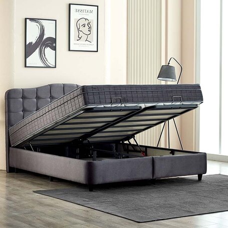 Boxspring met opbergruimte Marrakech Velvet