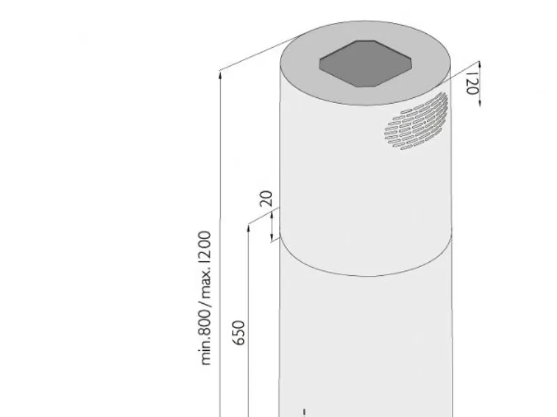 Silverline Mert Ada 40 cm, hvid