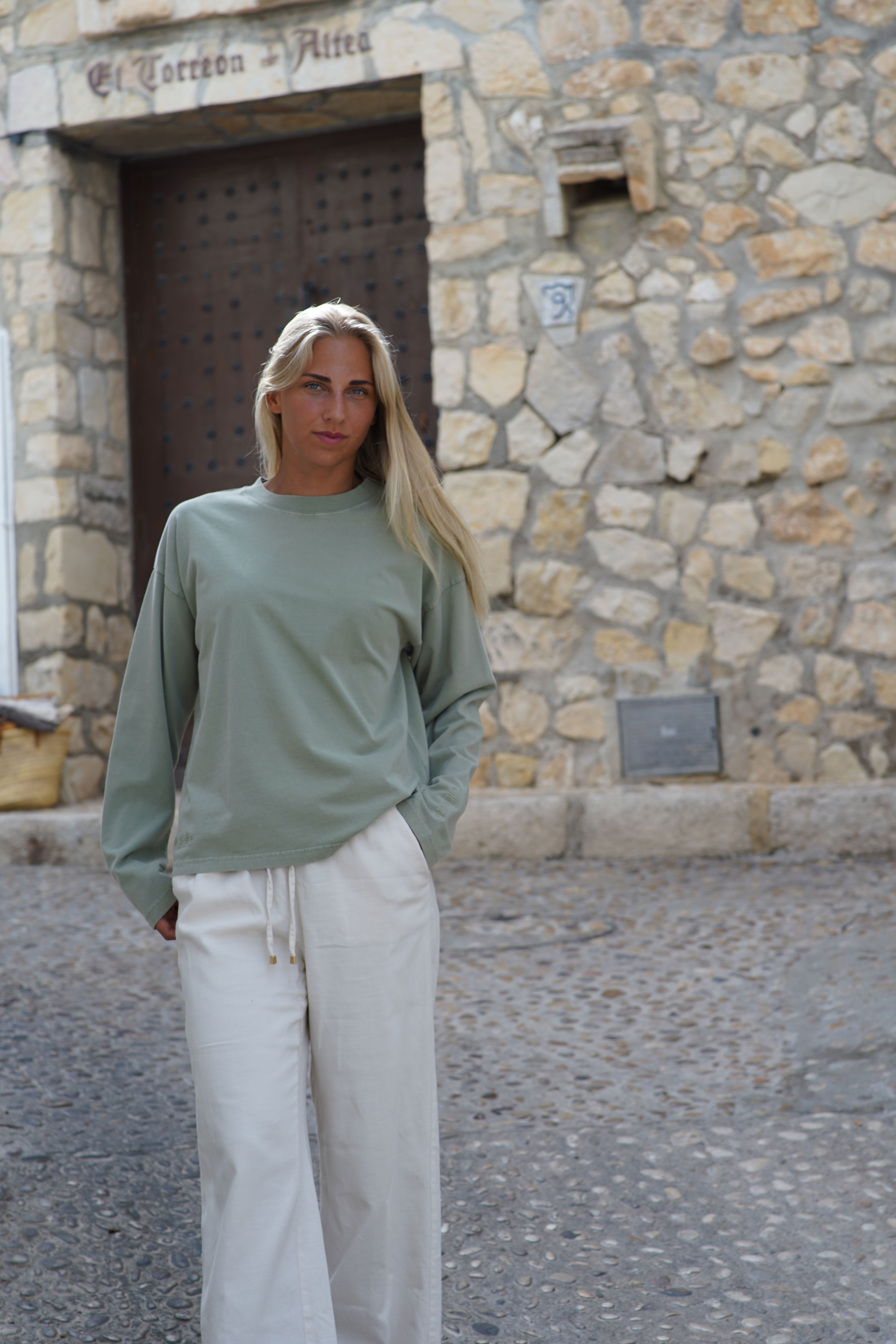 Pre Après Washed Boxy Long Sleeve