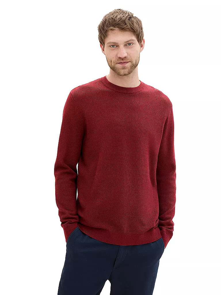 TOM TAILOR Pullover  rot