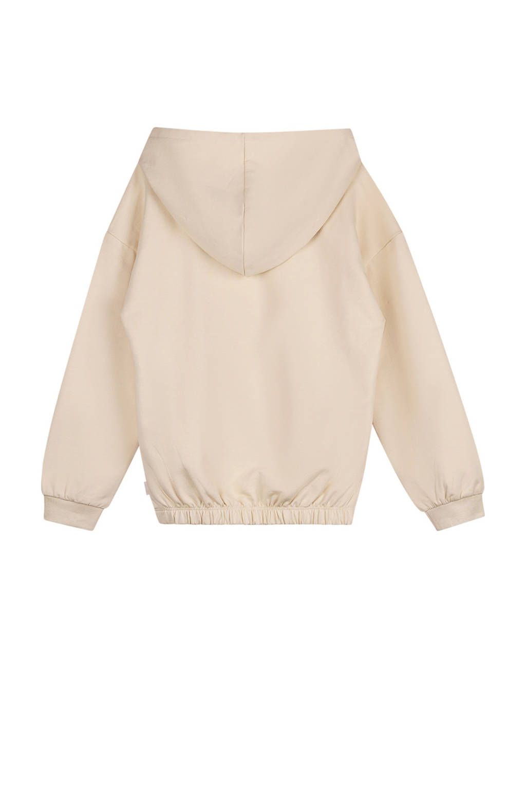 Moodstreet hoodie Shauni met printopdruk beige