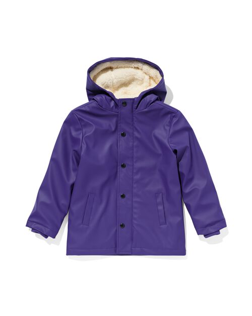 veste enfant à capuche violet