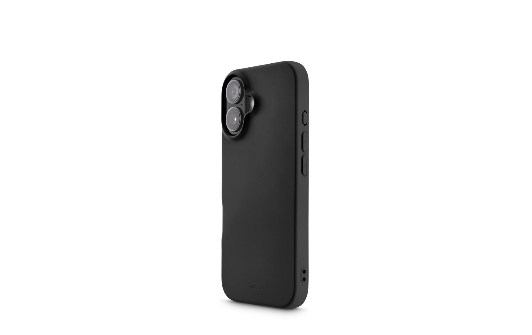 Back Cover Fantastic Feel Schwarz für iPhone 16Hama Fantastic Feel Handy-Schutzhülle 15.5 cm (6.1