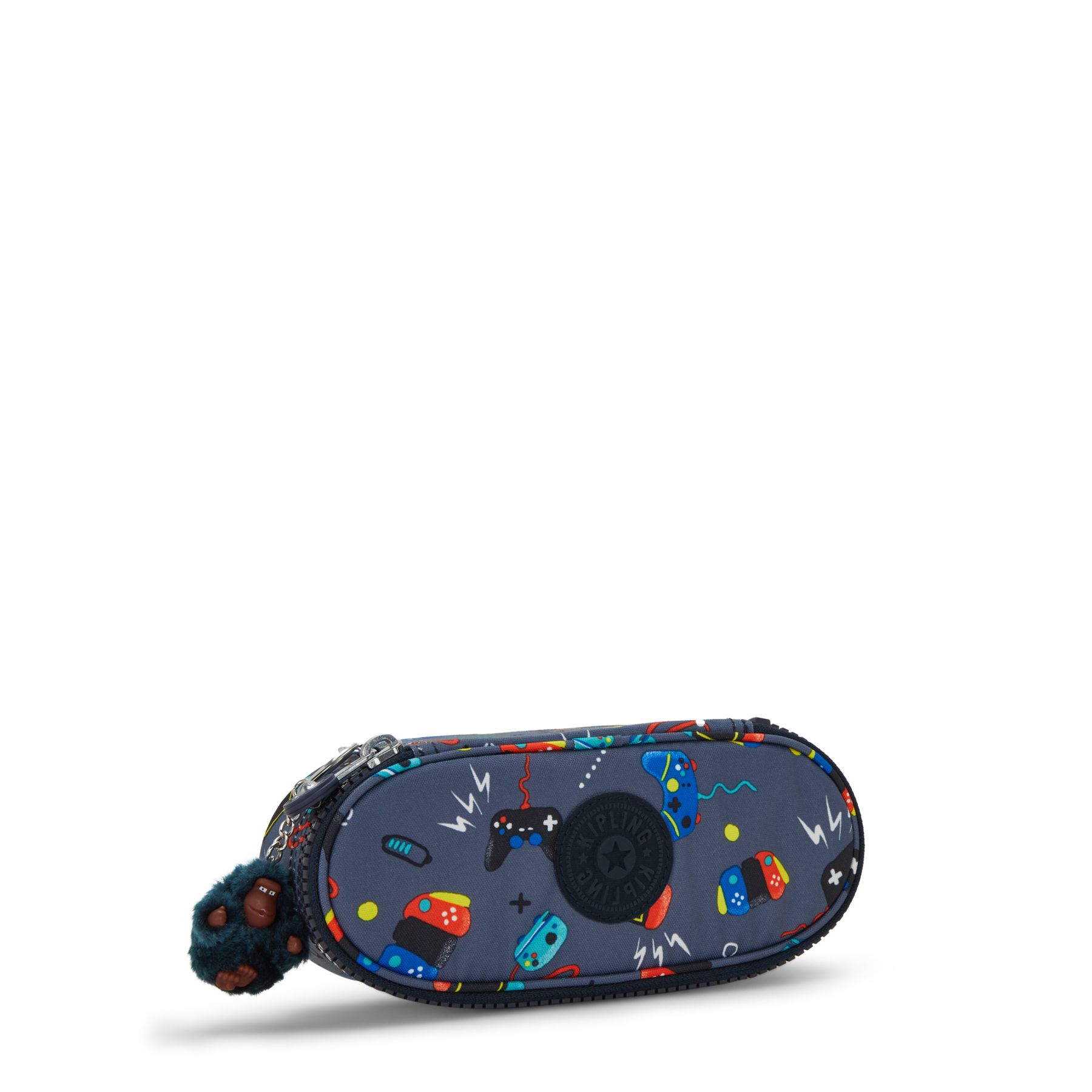 DUOBOX Trousse zippée moyenne à imprimé - Gaming Grey