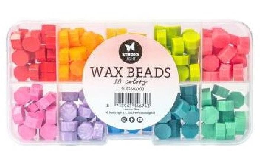 Wachsperlen Essentials Tools, 10 x 7 gWachsperlen zum Einschmelzen