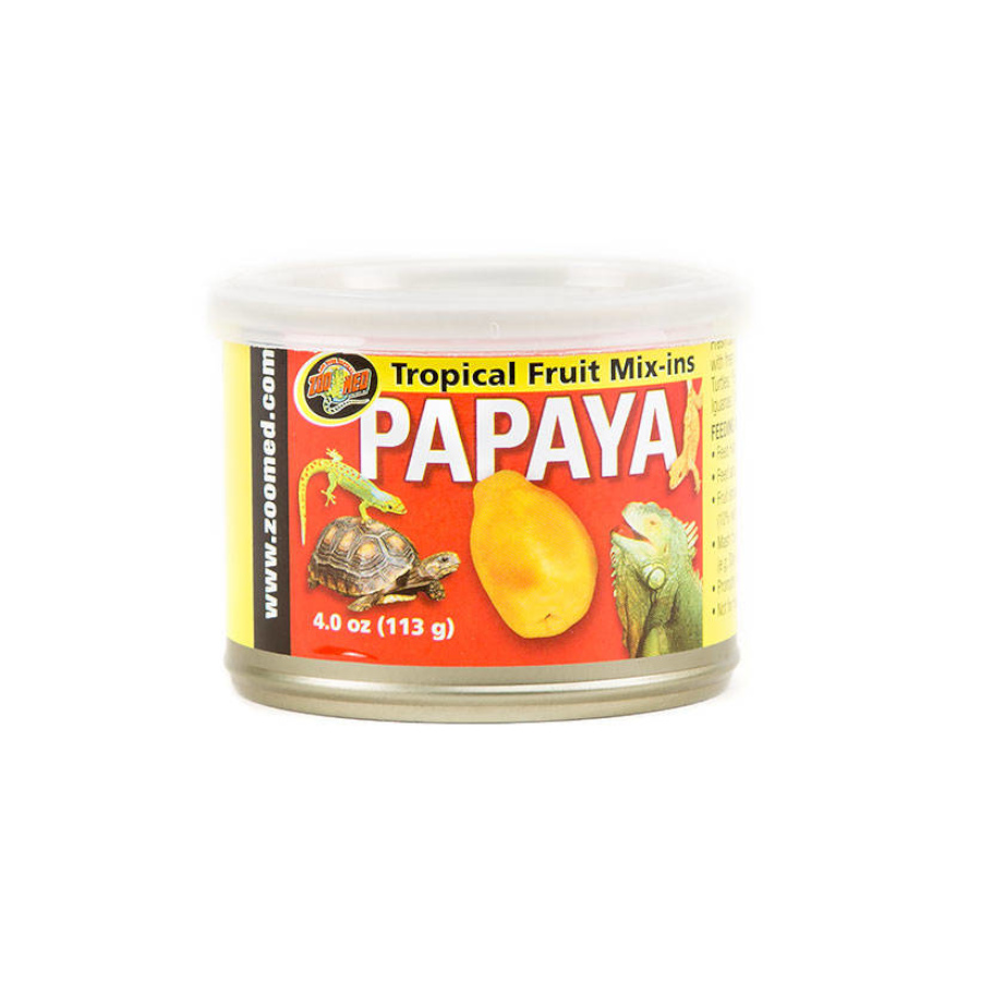 Mamão Zoo Med, fruta tropical para répteis