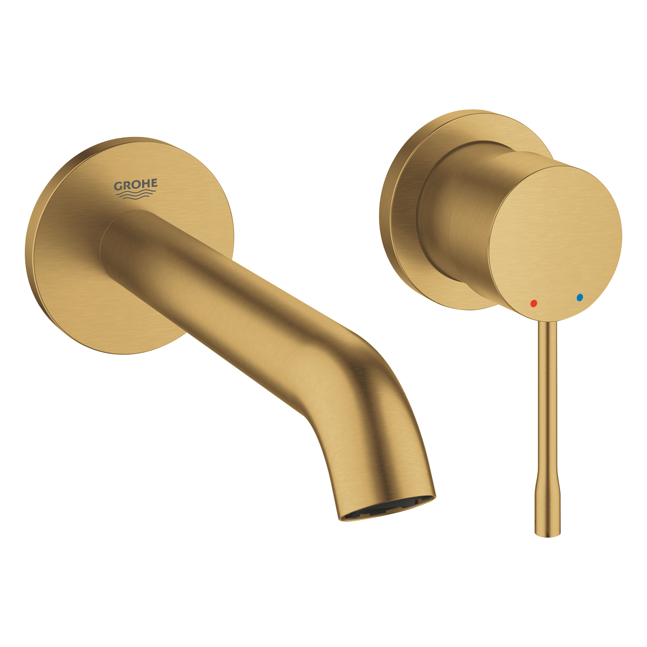 Grohe Essence New inbouw wastafelkraan M-size brushed cool sunrise