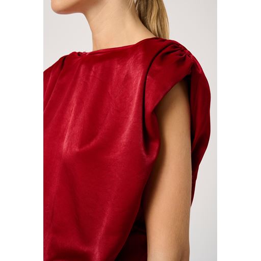 My Essential Wardrobe EstelleMW Bluse, Burgundy Red, 42