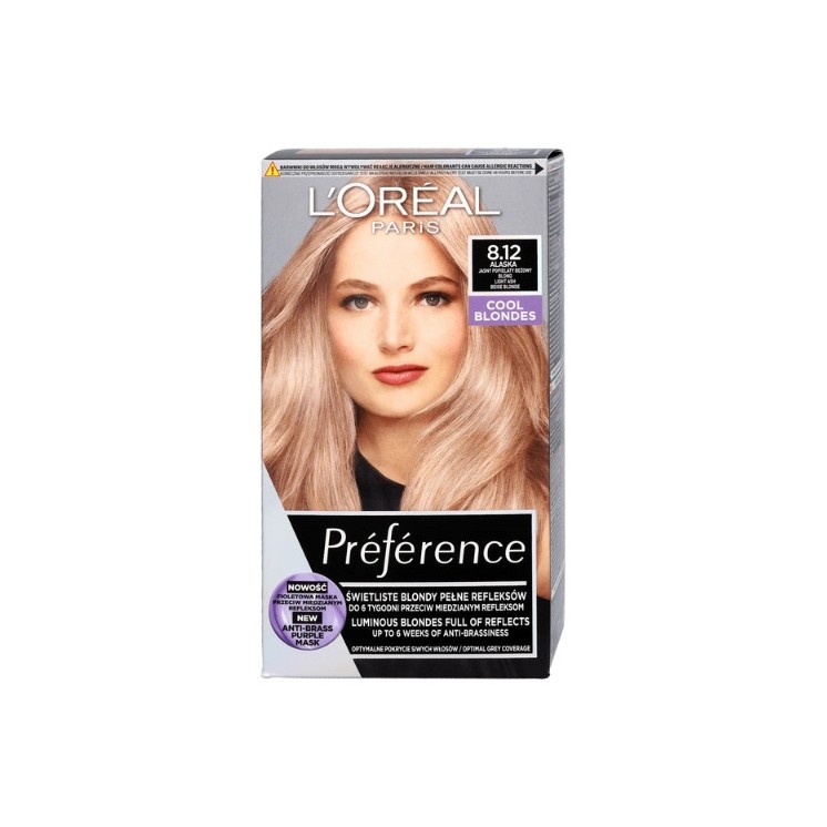 L'oreal Preference Haarverf /8.12/ Licht Blond