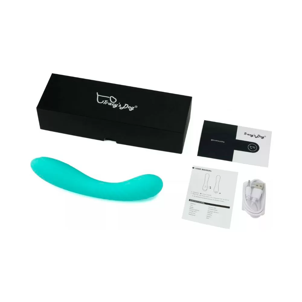 Tracy's Dog G Spot Dildo Vibrator - Blue Vibe