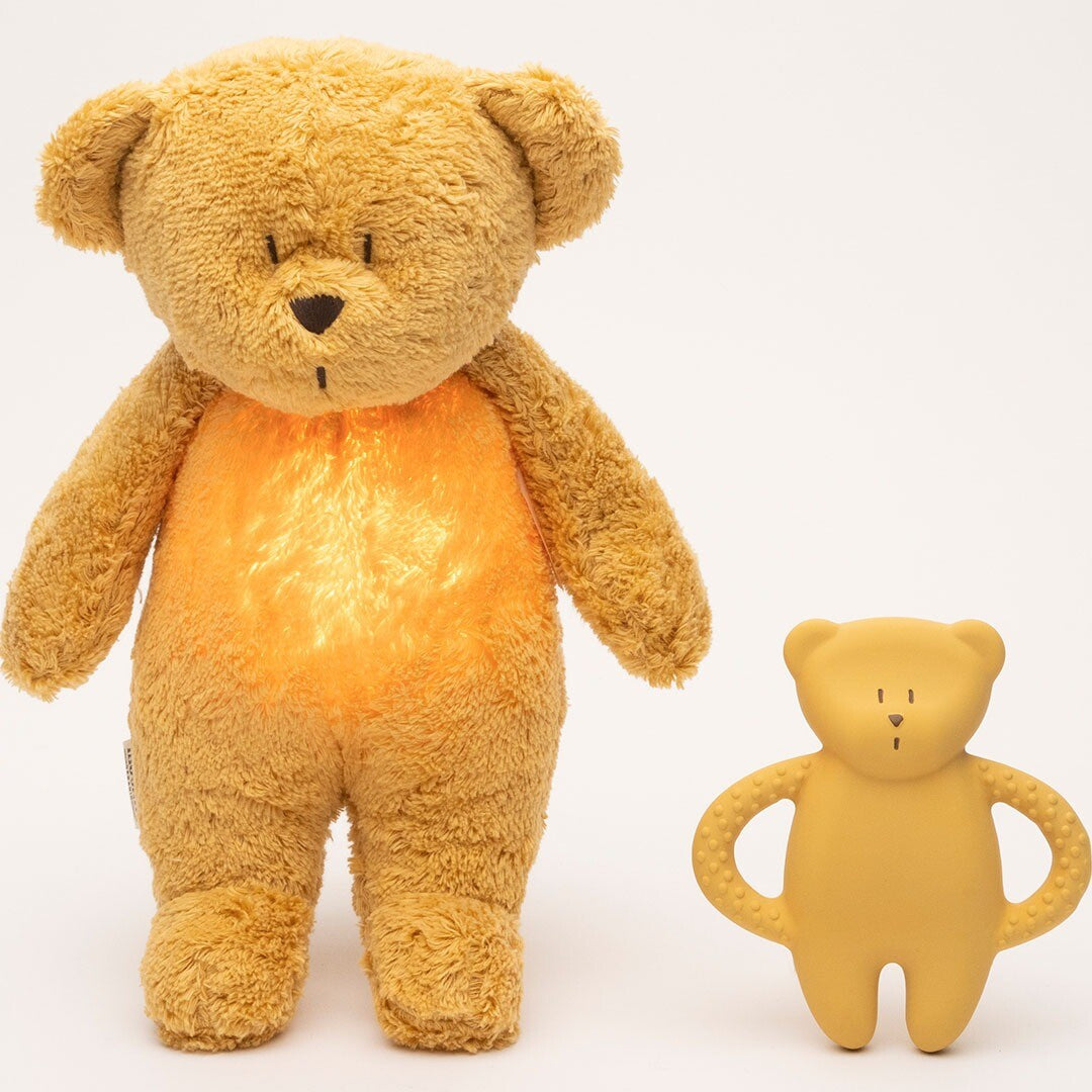 Moonie bijtring bear - honey natur