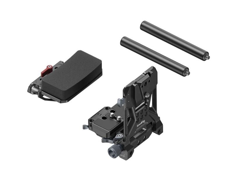 Smallrig V-Mount-Akkuplatte Advanced Mounting System Kompaktes, leichtes All-in-One-Montagesystem für V-Mount-Batterien mit Brustpolster