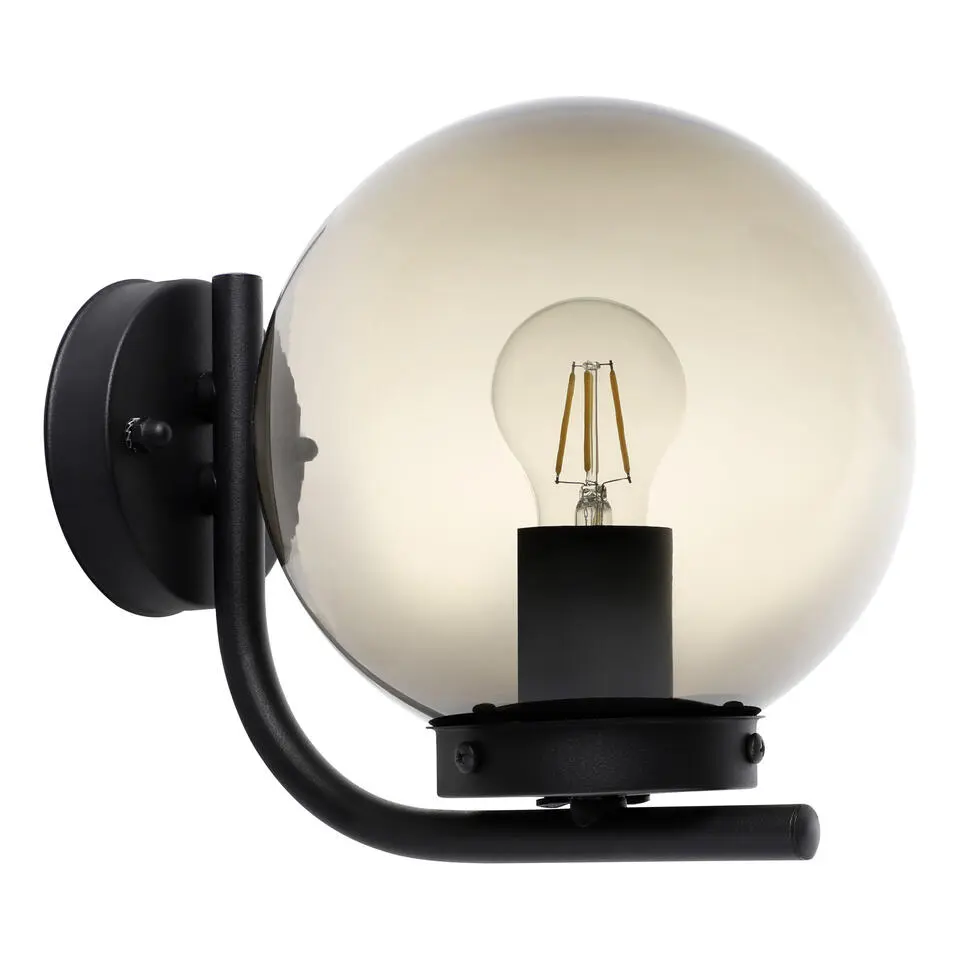 EGLO Taverna Wandlamp - E27 - 20 cm - Zwart