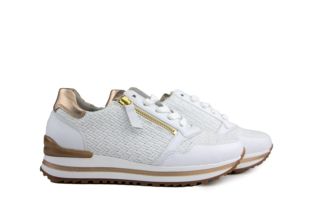Gabor Sneaker Twist Weiss Platino