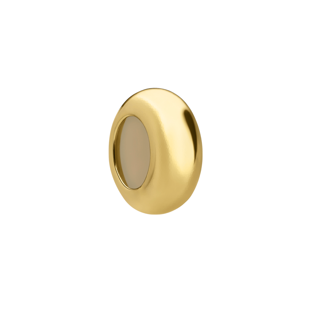 Stalen goldplated bedel stopper