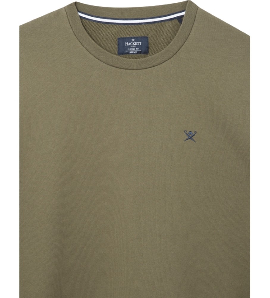 Moletom Hackett com logotipo verde