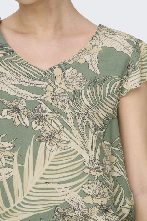 Only groene dames t-shirt