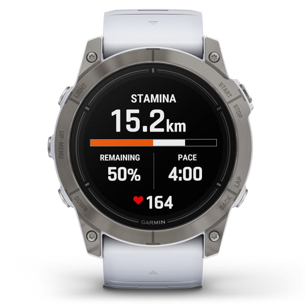 Montre cardio GPS GARMIN EPIX PRO (G2) 51MM SAPPHIRE SAPPHIRE/TITANE WHITE