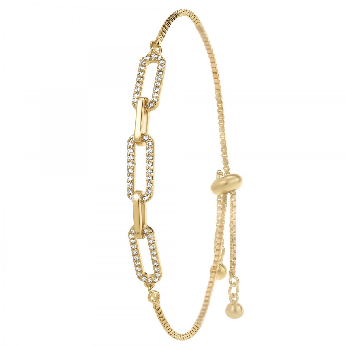 Bracelet SC Bohème orné de zirconium blanc