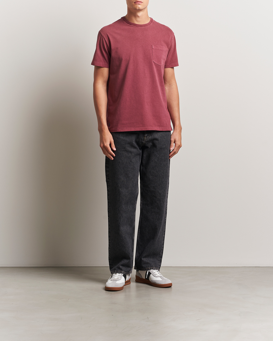 Polo Ralph Lauren Washed Classic Fit Pocket Tee Red Wine
