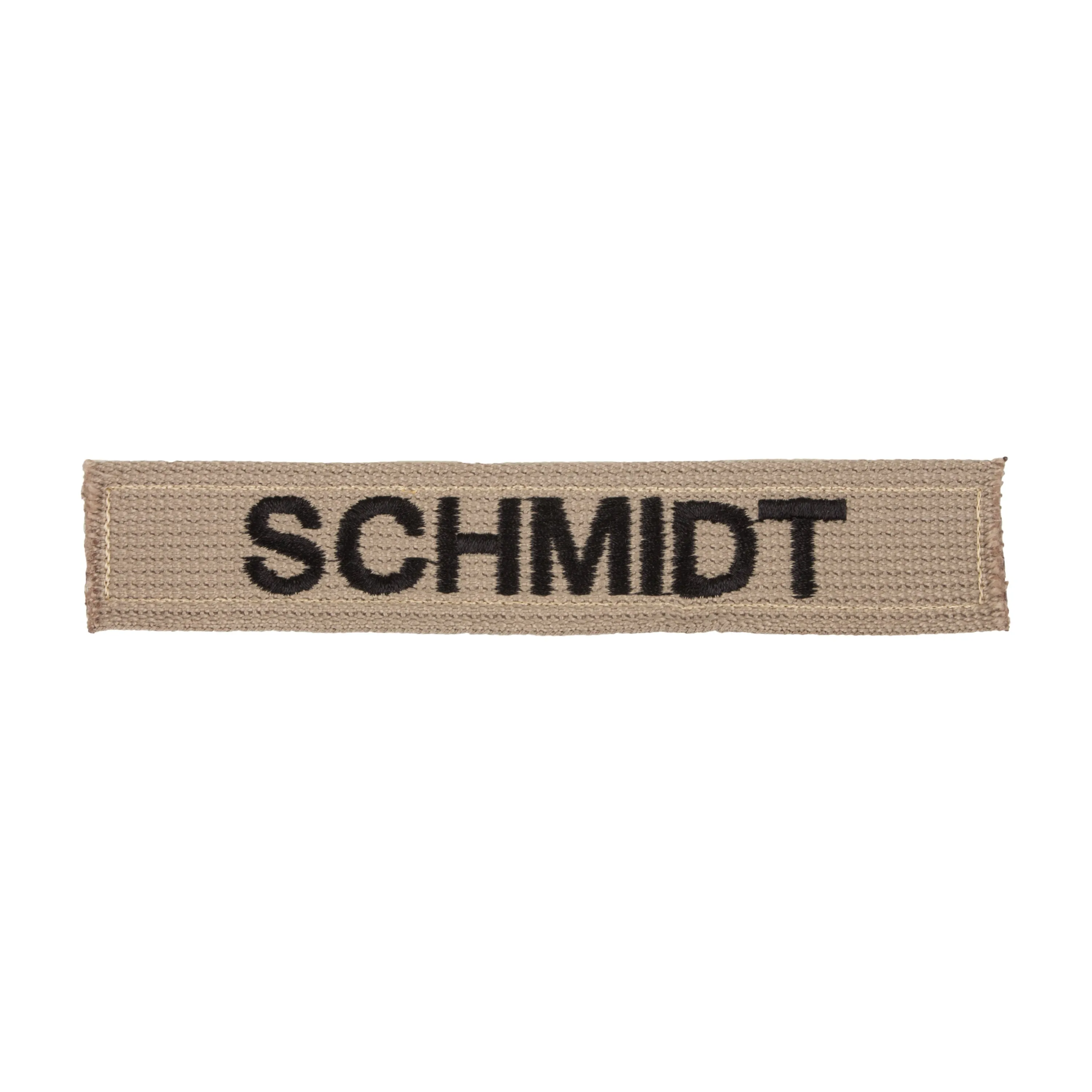 ASMC -  Namensbänder 5er Set khaki schwarz