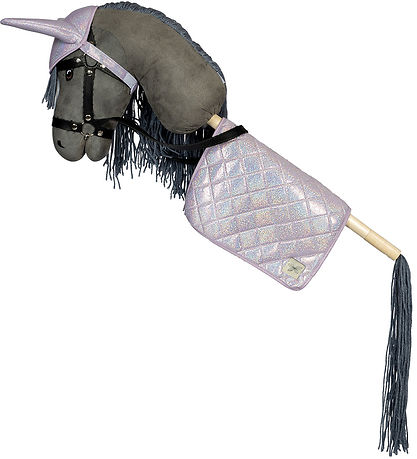 by ASTRUP Sadelunderlag Til K?pheste - Lilla m. Glimmer