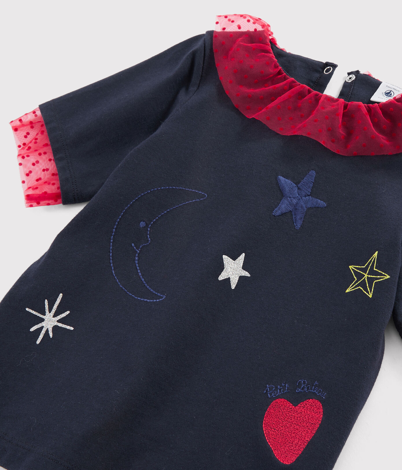 Tee-shirt brodé enfant fille