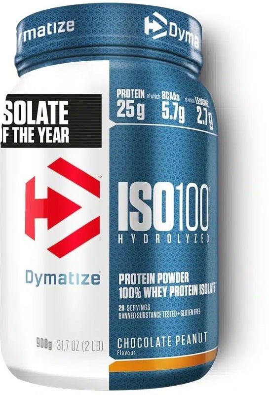Dymatize - ISO-100 - Eiwitshake - Peanut Chocolate - 900gr