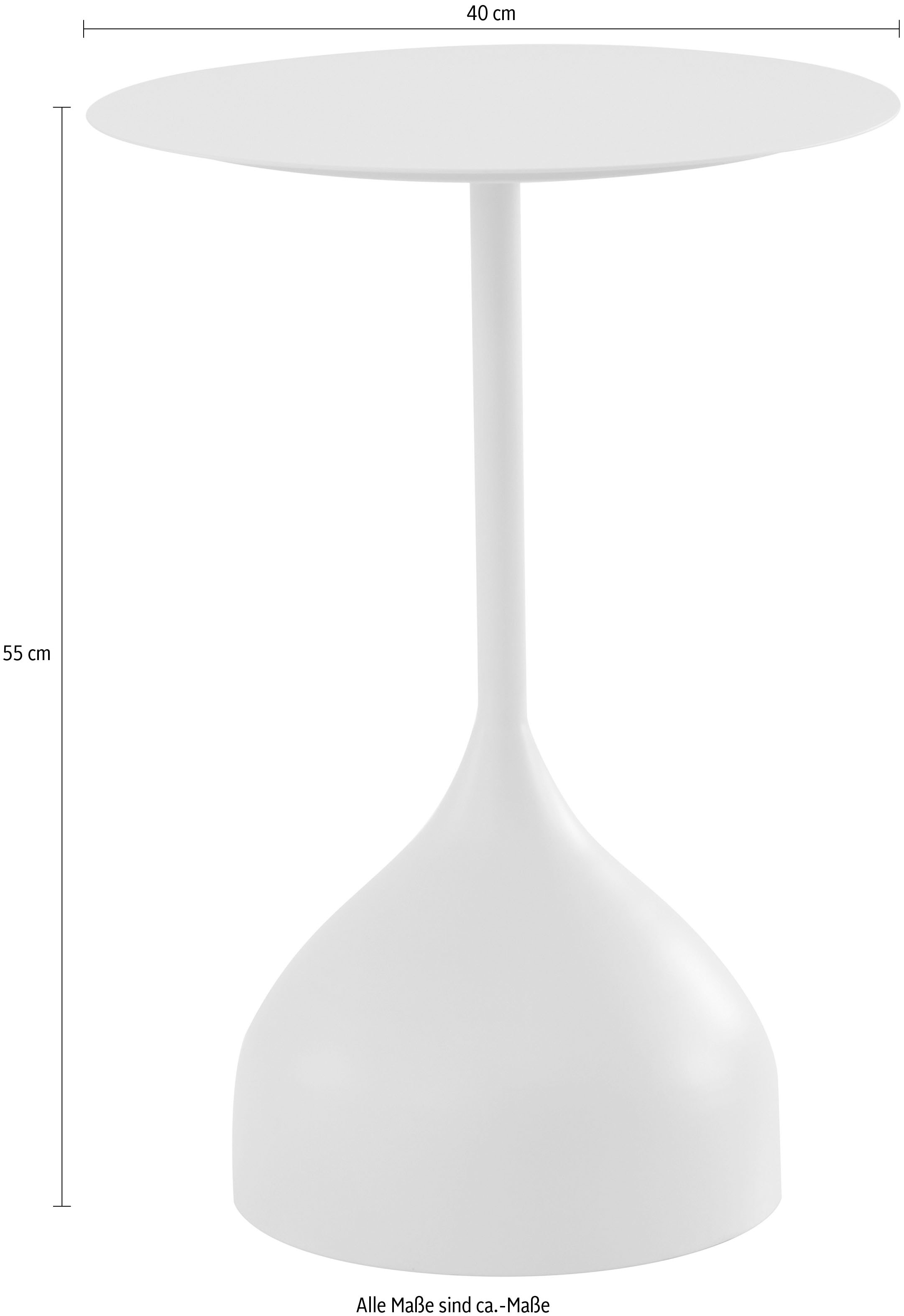 LeGer Home by Lena Gercke Beistelltisch »Narada, TOPSELLER!, OTTOs Choice« pulverbeschichtetes Metall, Breite 40 cm