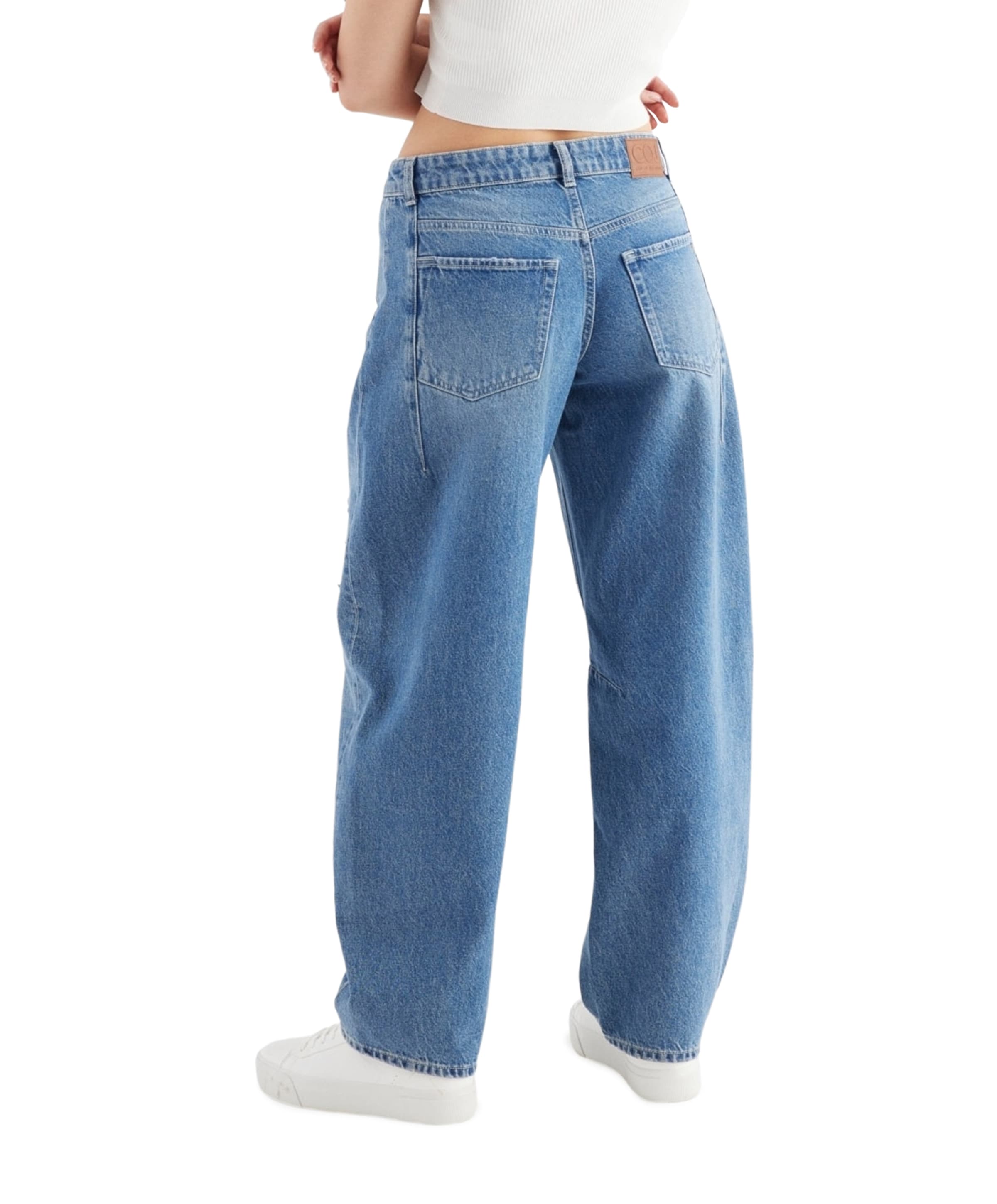 Cup of Joe Denim mid waist balloon jeans dames jeans blauw