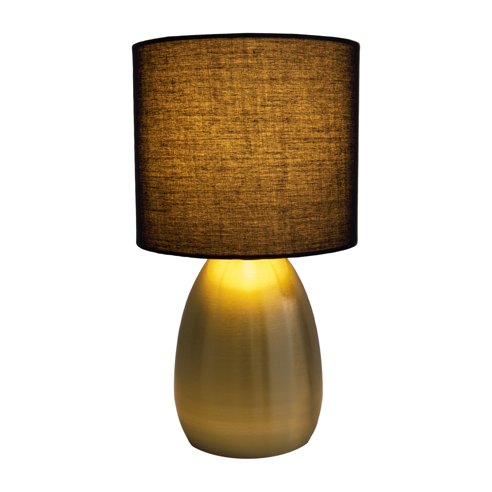 Tischleuchte AURUM - schwarz-gold - 33 cm hoch
