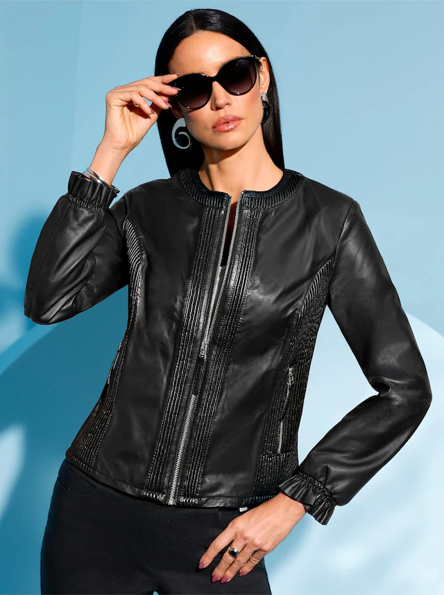 Mainpol Lederblazer »Leder-Blazer«
