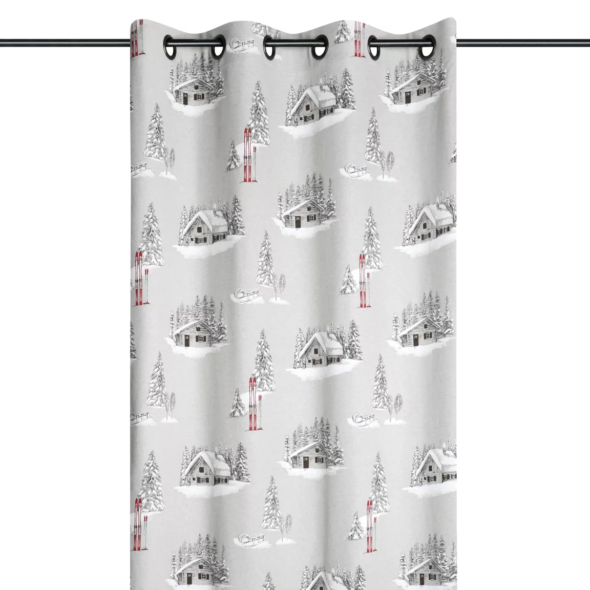 Rideau coton (140 x 260 cm) Houches Ecru