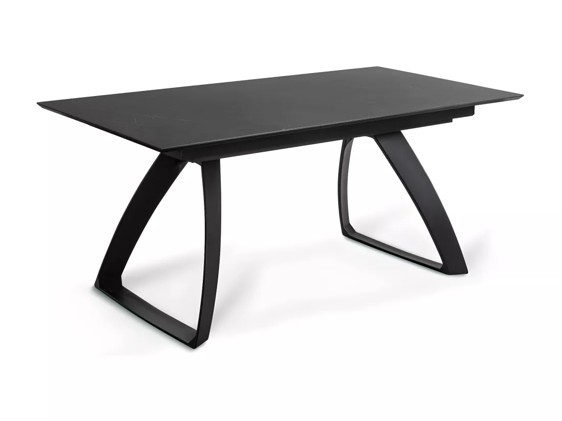 Barret Table Extensible (170/270 x 90 cm) en HPL sur MDF Noir