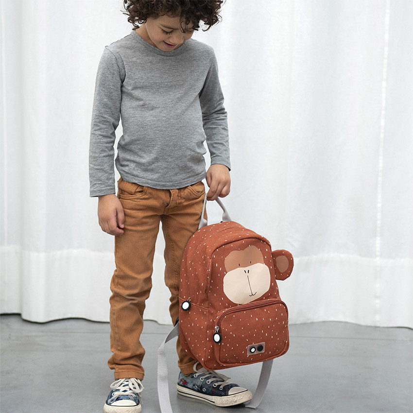 Sac à dos bébé en coton - Monkey