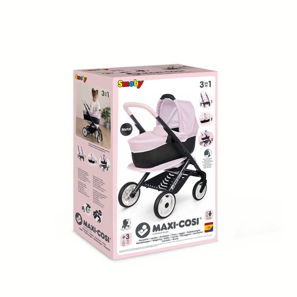 Maxi-Cosi & Quinny 3-in-1 poppenwagen - roze