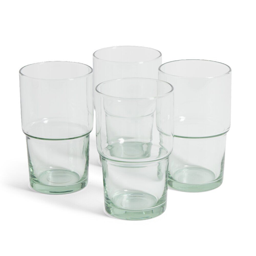 Verre haut 44cl en verre recyclé transparent Ø7,7xH13cm