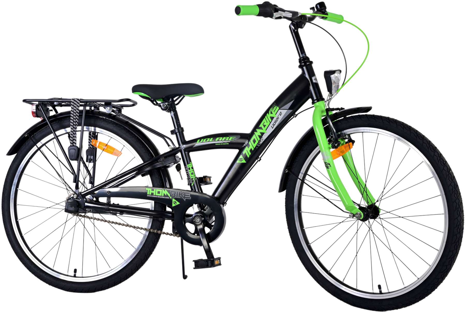 TPFSports Thombike Kinderfahrrad - Jungen - 24 Zoll - Rücktritt + Handbremse - 3 Gänge - Blau