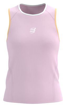 Débardeur Compressport Trail Racing Rose Femme