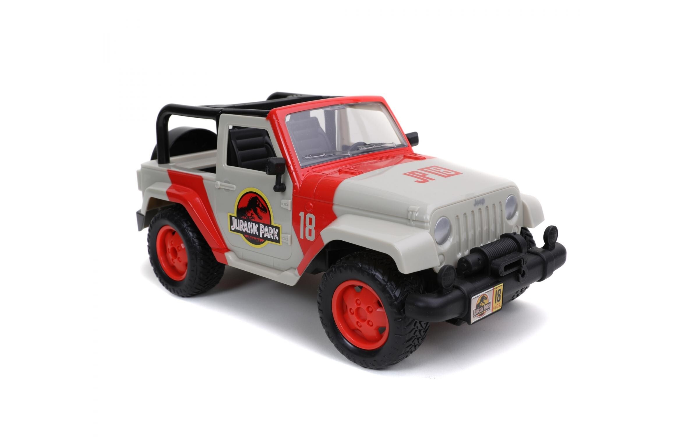 Jurassic Park RC Jeep Wrangler RTR, 1:16Ferngesteuerter Jeep Wrangler Geländewagen im Jurassic Park Design
