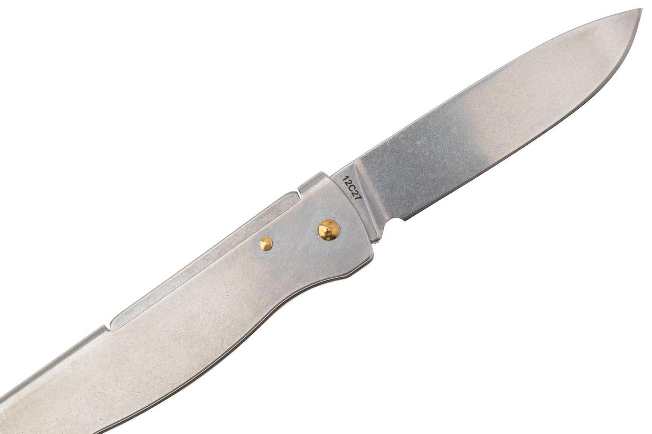 Böker Plus Atlas Mini 01BP0024 Stonewashed 12C27, Stainless, sleutelhangerzakmes