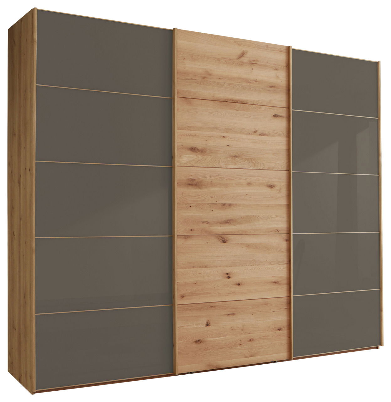 Linea Natura Schwebetürenschrank 3-türig CARDIFF