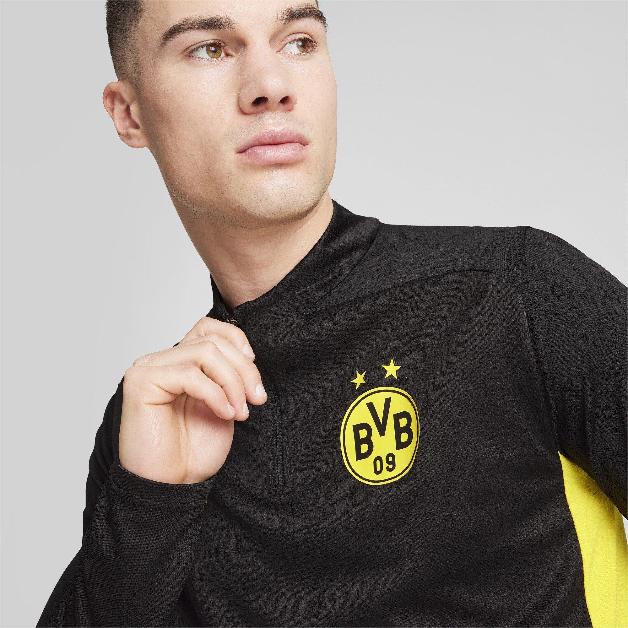 Puma Borussia Dortmund Quarter Zip Training Top Adults