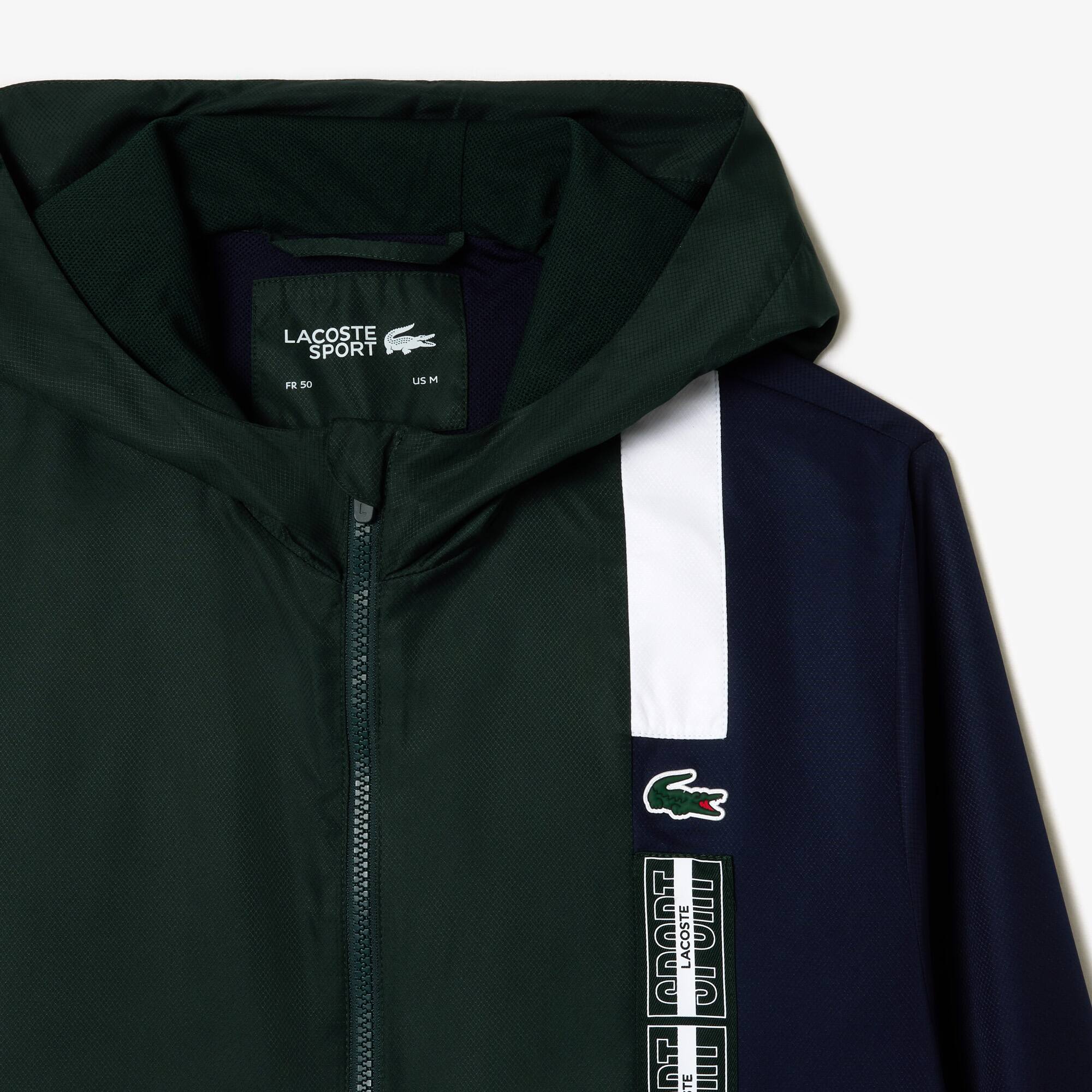 Veste zippée Tennis en fibres recyclées Manteaux & Vestes - Vert - Lacoste - Homme