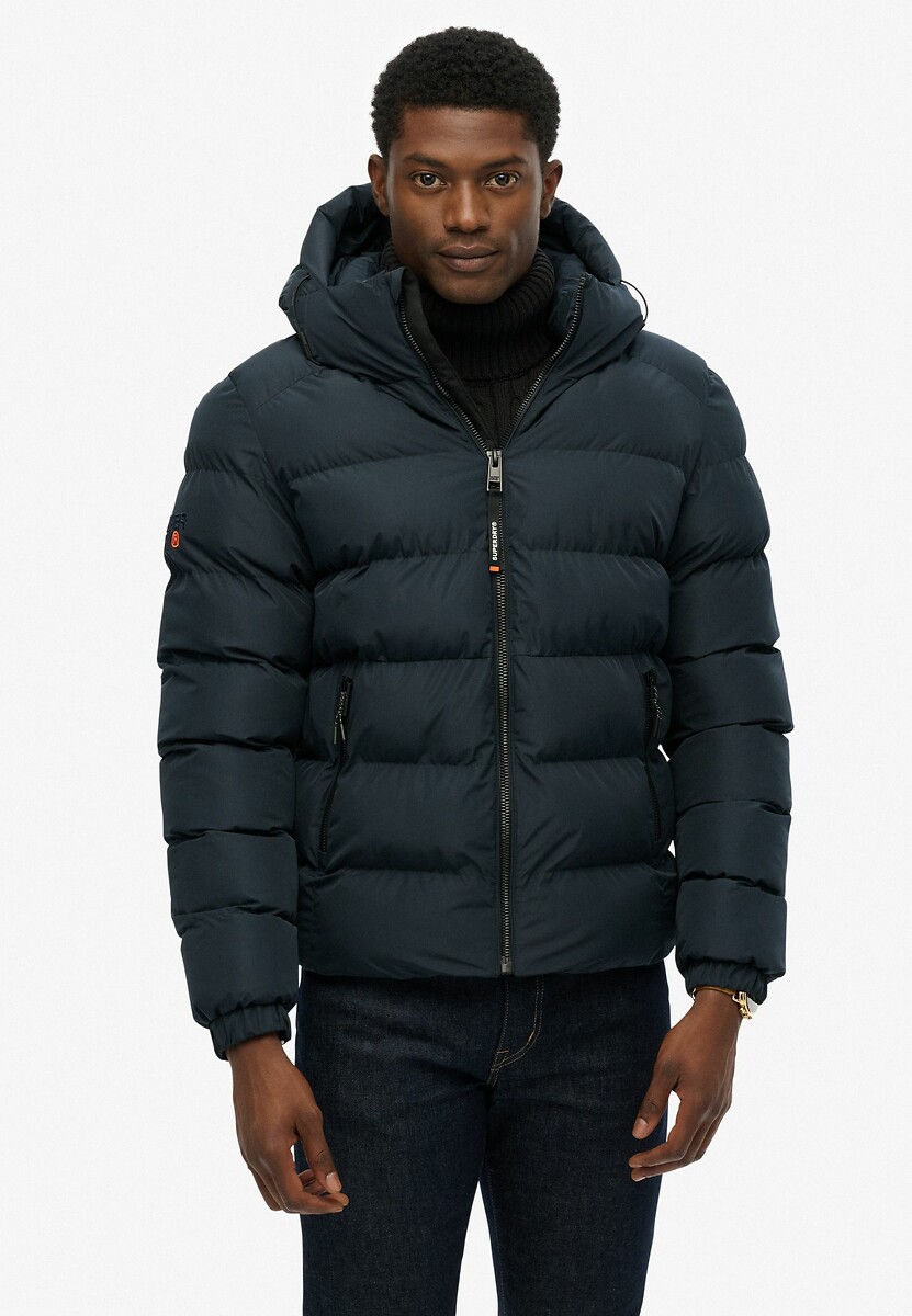 Jaqueta de plumas SUPERDRY com capuz esportivo
